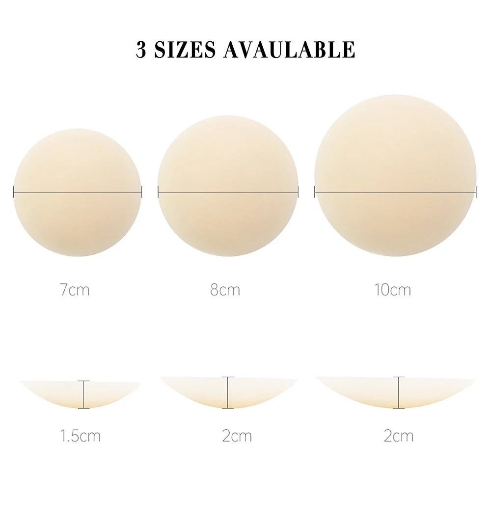 Silicone Nipple Cover Liners Adhesive Breast Boob Tape Invisible Chest Stickers for Women Sticky Bra Pads Intimate Accessories