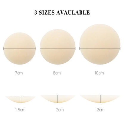 Silicone Nipple Cover Liners Adhesive Breast Boob Tape Invisible Chest Stickers for Women Sticky Bra Pads Intimate Accessories